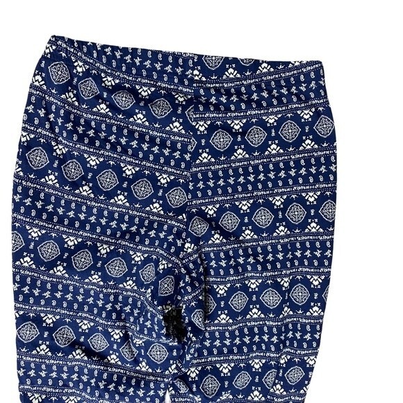 Torrid Navy White Printed Leggings Size 0 - Picture 2 of 7